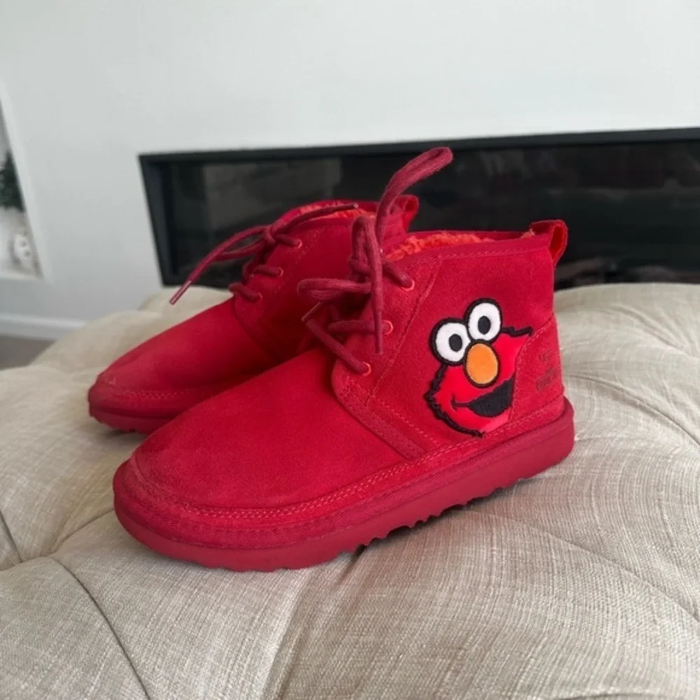 UGG Red Elmo Suede Boots